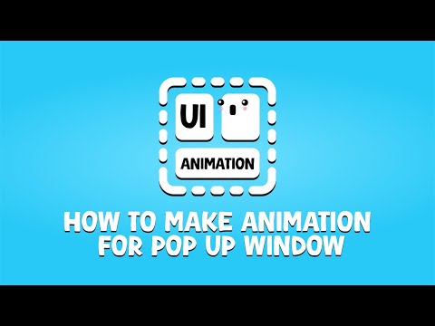 How to make animation for Pop Up window | Unity | UIAnimation