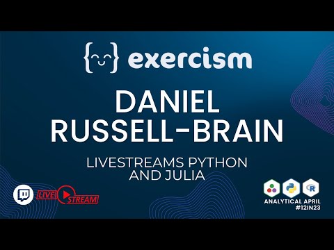 Daniel Russell-Brain Streams Saddle Points in the Python language track at Exercism!