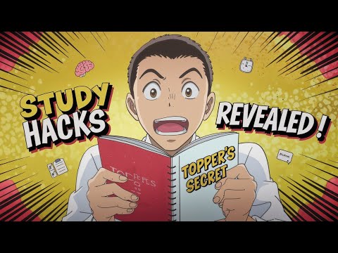 Topper’s Secret Study Hacks They NEVER Share! 🤫 (Must-Try!)#StudyHacks #TopperSecrets #StudyTips