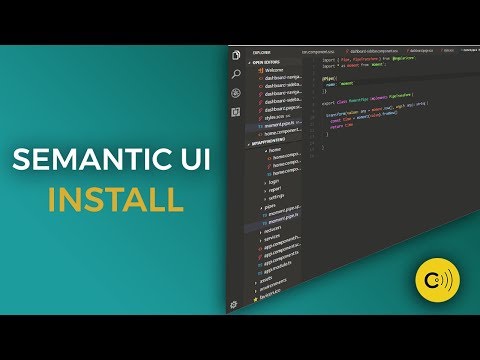 Semantic UI install