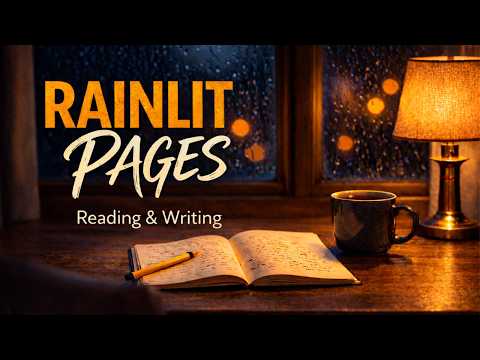 Rainlit Pages ✍️ | Clean Lo-Fi for Reading & Writing (3 Hours)