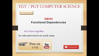 Functional Dependency in DBMS