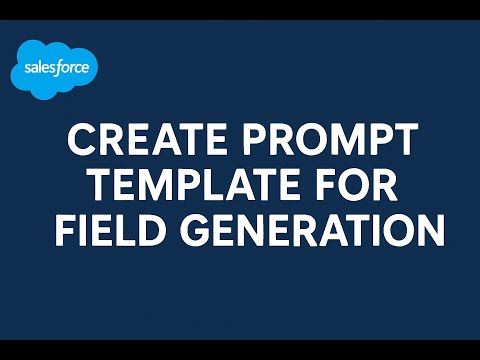 Step-by-Step Guide: Create Prompt Template for Contact Booking Summary| Salesforce Agentforce