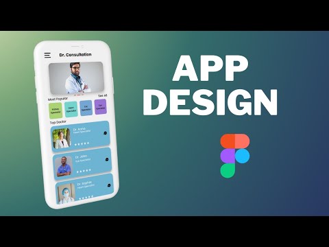 Figma Tutorial - Create Doctor App Dashboard in Figma | App design
