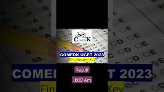 ComedK 2023 Result Announced 🥳🥳 #shorts | Check now 😱 | #comedk2023  | Rank vs college | Big News