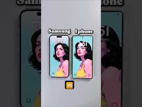 Samsung s25 ultra 🆚️ iphone 16 pro max customized apps comparison #shortfeed #shorts