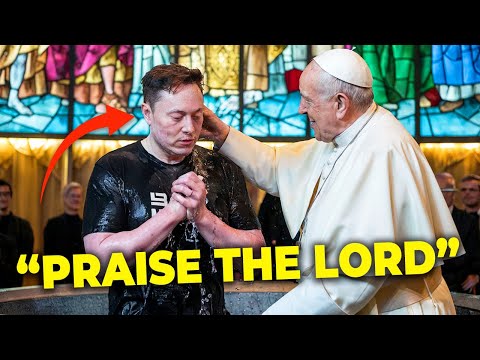 Pope Francis Baptized Elon Musk on Live TV, What He Said Next Will Inspire Millions!