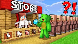 Mikey and JJ Opened a Pet Shop in Minecraft (Maizen)