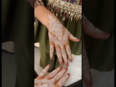 White henna #henna #whitehennawedding #tattoo #mehndi #art #viral #fyp
