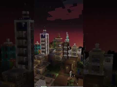 Large Minecraft City and Airport #City #Airport #minecraft
