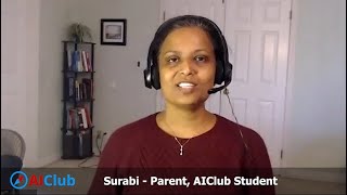 AIClub Reviews | Surabi, Parent of AIClub Student