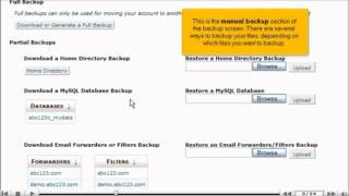 How to backup your website in cPanel - webilabs