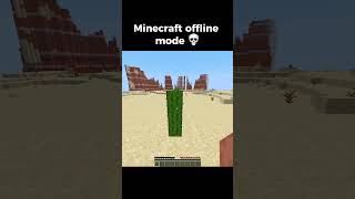 Minecraft offline mode 💀