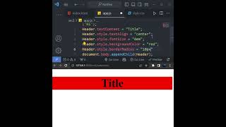 How to create HTML elements using Javascript #javascript