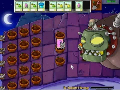 Nyan cat kills zomboss