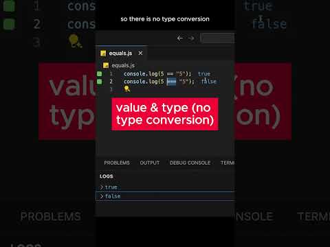 Don’t Use Double Equals Until You See This!  #coding #javascript