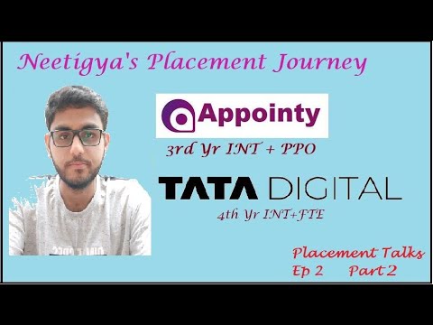 SDE B.Tech 4th Year INT+FTE @TATA Digital with 3rd Yr PPO | Placement Talks Ep 2-B| @VIT Vellore