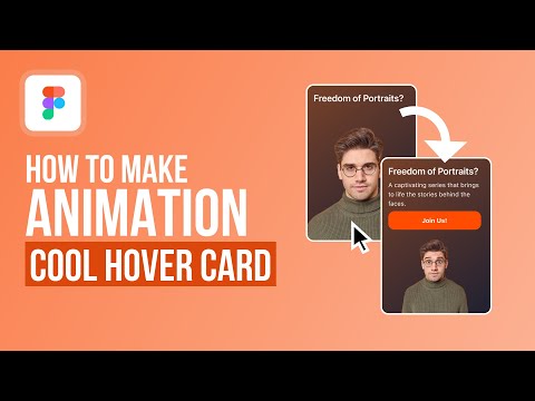 How to make… Animation Cool Hover Card  | Figma Tutorial