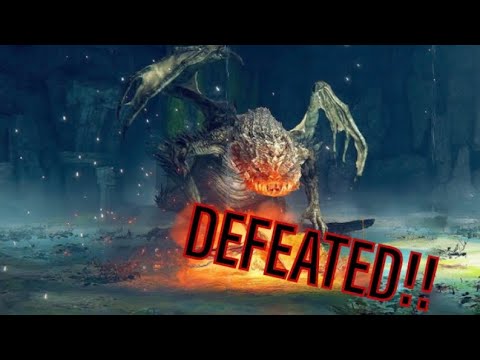 BEATING MAGMA WYRM MAKAR - Elden Ring