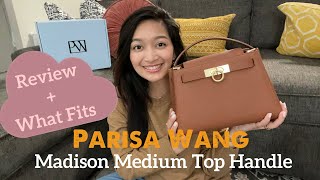 Parisa Wang Madison Handbag Review + What fits Inside #Handbagreview #affordableluxury