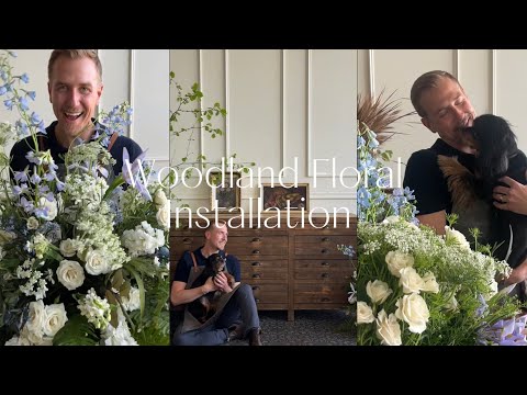 How to Create an Indoor Woodland Floral Installation | Blossom Bar