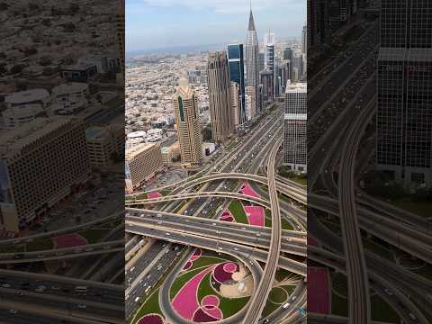 NEVER seen before Dubai landscape #dubai #shorts #uae #travelvlog