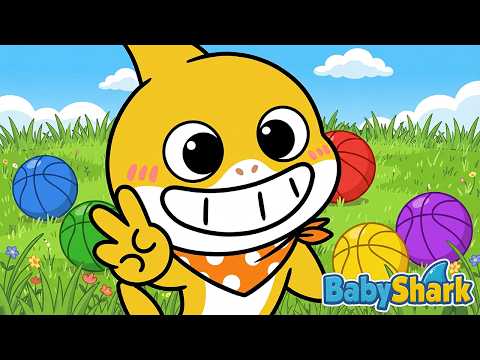 Baby Shark Plays with Colorful Balls | Learn Good Habits | Toddler Songs & Nursery Rhymes