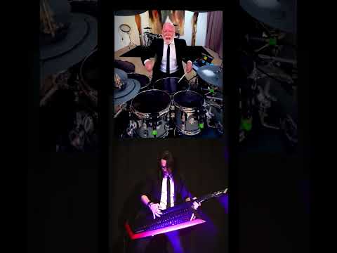 Mike Terrana & Fab Jablonski #roland #rolandartist #miketerrana #drums #keyboard #keytar #axedge