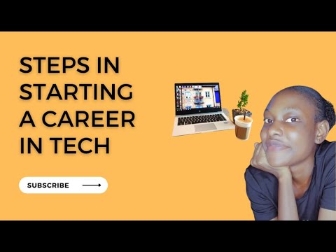 STEPS IN STARTING A CAREER IN TECH|starting a career in tech|#tech #techcommunity #devcommunity