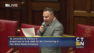 Senator Sampson challenges Democrats on dangerous anti-business, anti-worker on-call scheduling bill