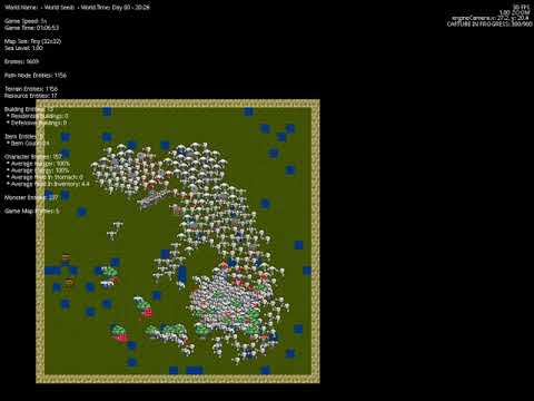 DarkBlade Engine - Zombie Behavior Test + Damage Counter Rendering