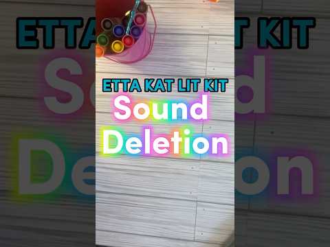 Etta Kat Lit Kit: Sound Deletion Mat #SOR #earlyliteracy #prek #reading #kindergartenactivities