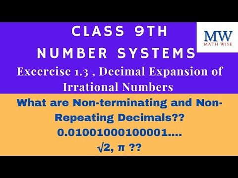 Class 9 Maths Chapter 1 Excercise 1.3 Question 2, 5, 6, 9 |Non-terminating & Non-Repeating Decimals