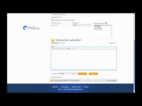 Adding a New Task in ProTasker Project Management Software