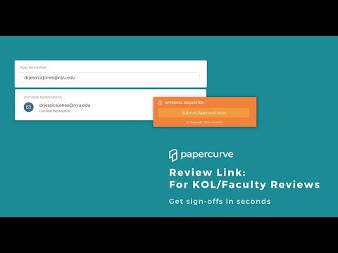 Review Link: KOL/Faculty Reviews