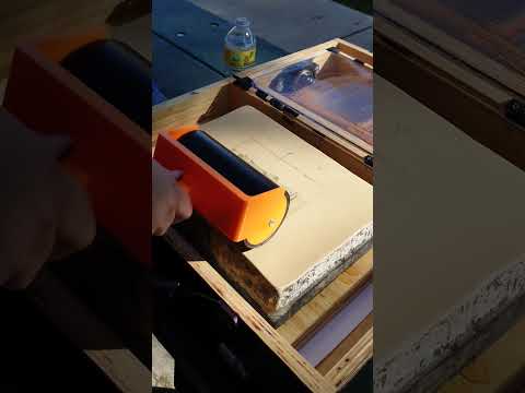 en plein air Lithography #shorts