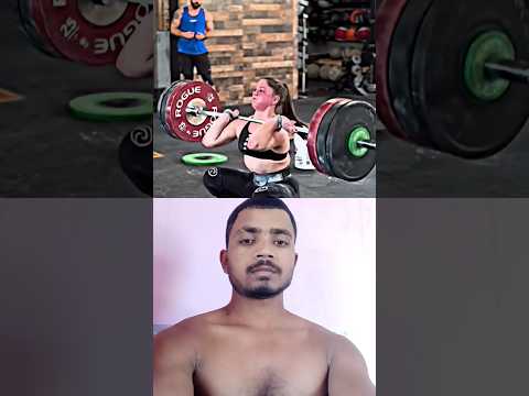 Girls Weight Lifting Attitude🔥😱 next video 💪#fitness #attitude #weightlifting #viralvideo