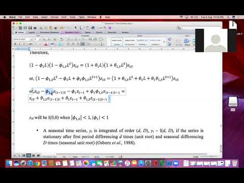 Seasonal Time Series Part 7