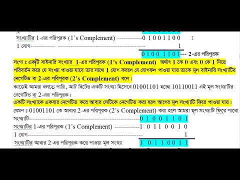 SIGNED NUMBER HSC ICT 3RD CHAPTER FROM SYLHET COMPUTER ACADEMY 