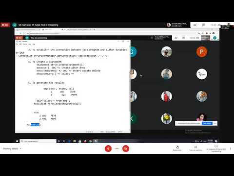 Java Database Connectivity processes in Advance