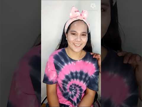 FACIAL MAKE UP FOR FINALS EXAM.