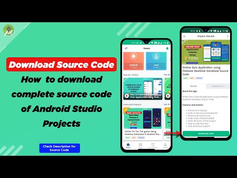 How to download Source Code of Android Studio projects with Complete Documentation