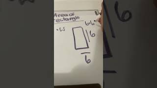 Area of a rectangle #foryou #mathforstudents #simple #mathmadeeasy #mathtutorial