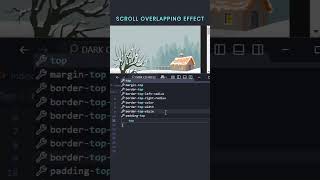 CSS Scroll Image Overlapping Effect pure CSS #css #csstrick #csstutorial #viralshort #htmlcss