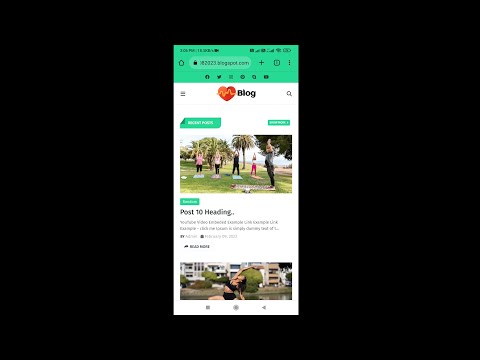 how to make free blog on mobile with fitmag blogger template