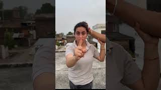 Hair grab self-defense technique #selfdefense #kravmaga #youtube