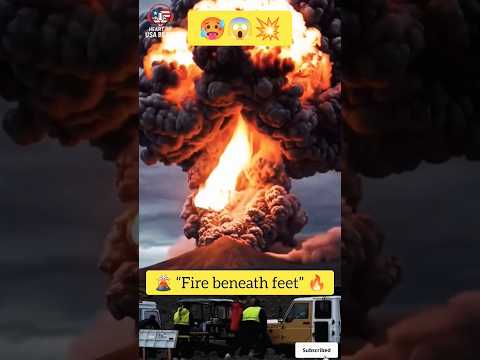 “Lava Blast Caught on Camera 🌋🔥 #viral #trending #shorts