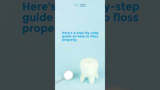 Regular flossing is important for Healthy smile