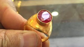 24k Gold Ring Making l How Gold Ring is Made