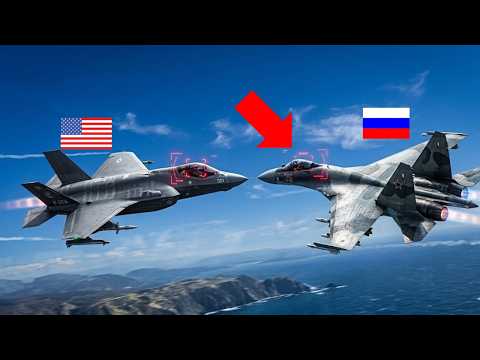 Su-35 Just Locked Radar on an F-35... But What the Pilot Saw Next Changed Everything